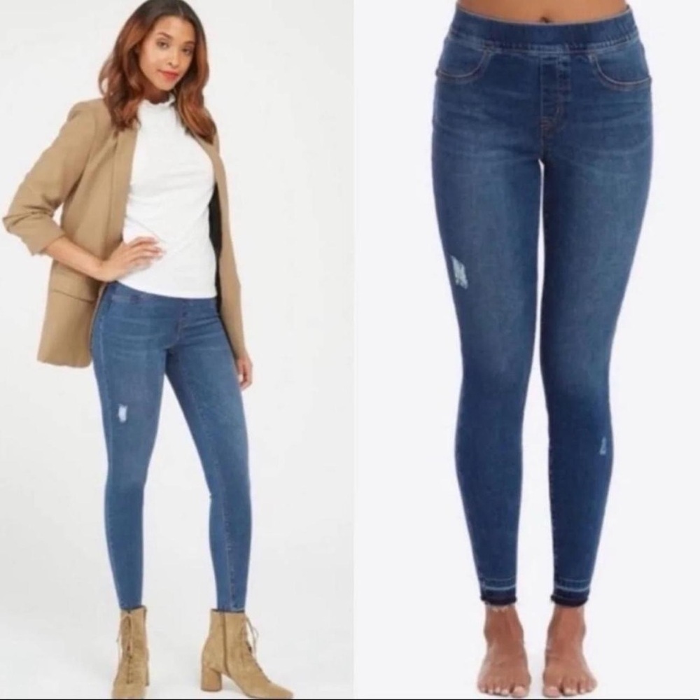 Spanx Raw Hem Skinny Jeggings – Women’s M